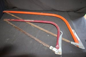 lot 357 image: A pair of Vintage Bow Saws