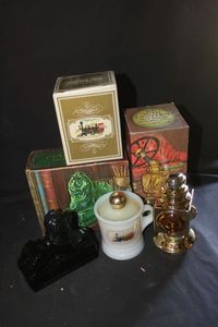 lot 360 image: Three Vintage Avon decanter bottles with original boxes More details below