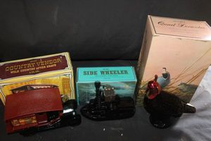 lot 383 image: Truck, steam boat and pheasant all with boxes