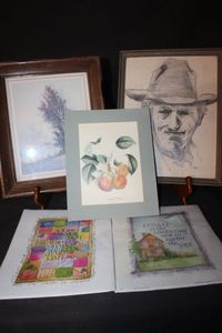 lot 400 image: Wall Art Pieces as shown