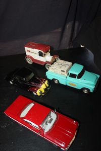 lot 459 image: Die Cast Cars and Coin Bank