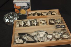 lot 462 image: CookiePastry Cutters in Storage Boxes as Shown
