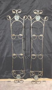 lot 477 image: Two Large and one Small Plate wall Hangers