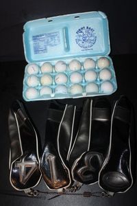 lot 493 image: Set of Golf Club Socks and Golf Balls
