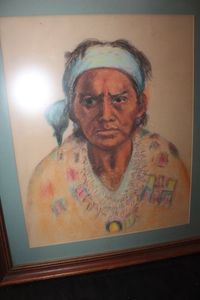 lot 526 image: Unsigned Wall Art, Appears to not be a Print