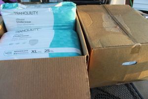 lot 532 image: Two Cases of four Adult Briefs Unopened 100 per box