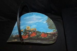 lot 541 image: Hand Painted Log Holder