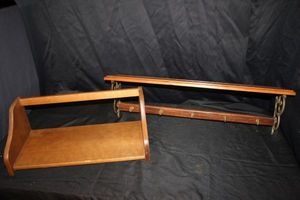 lot 543 image: Two Wooden Shelves