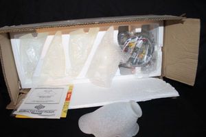 lot 23 image: Ceiling Fan Light Kit Looks unused