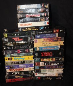 lot 558 image: Selection of VHS Tapes, Titles shown in Photos