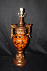 lot 569 image: Contemporary French Provincial Urn Style Table Lamp, NO Shade