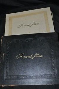 lot 593 image: Two Full Record Album Books