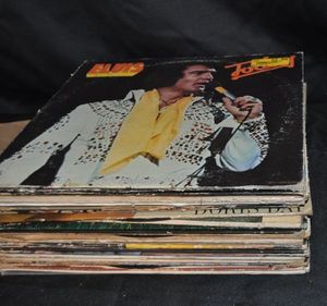 lot 597 image: Variety of Vinyl Albums, Includes Elvis Albums and More