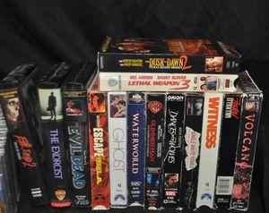 lot 602 image: Selection of VHS Tapes, Title Shown in Photos