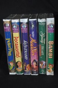 lot 607 image: Selection of Disney VHS Tapes, still factory sealed, Titles Shown in Photos