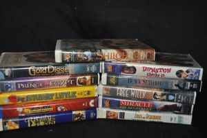 lot 608 image: Selection of Family VHS Movies, Titles Shown in Photos