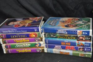 lot 609 image: Selection of Disney VHS Cartoons, Titles Shown in Photos