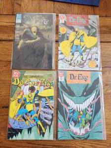 lot 25 image: Selection of vintage DC Comics - 1989 - Dr. Fate - 1, 3 and 1,3 of 4