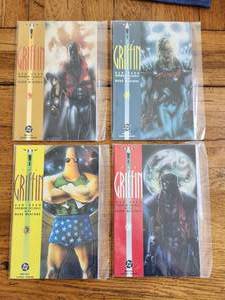 lot 53 image: Selection of vintage DC Comics - The Griffin - Books 1,2,3, and 6 of 6