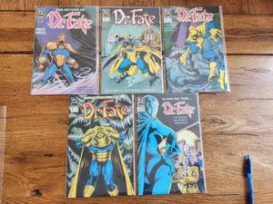 lot 63 image: Selection of vintage DC Comics - 1989 - Dr. Fate - #1,2,3,4,5