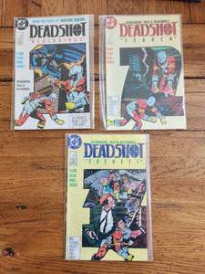 lot 65 image: Selection of vintage DC Comics - 1988 - Deadshot - #1,2,3