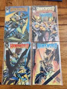 lot 71 image: Selection of vintage DC Comics - 1990 - Hawkworld - #1,2,3,4