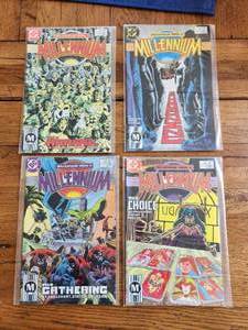 lot 77 image: Selection of vintage DC Comics - 1988 - Millennium - #1,2,3,4
