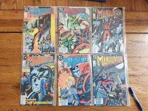 lot 83 image: Selection of vintage DC Comics - 1989 - Manhunter - #1,2,3,4,5,6