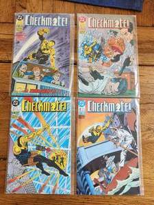 lot 93 image: Selection of vintage DC Comics - 1988 - Checkmate - #1,2,3,4