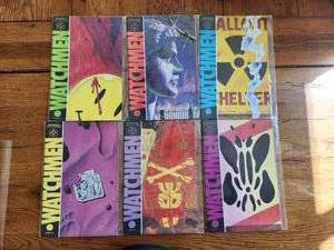 lot 101 image: Selection of vintage DC Comics - 1986-87 - Watchmen - #1,2,3,4,5,6 of 12
