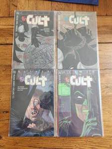 lot 105 image: Selection of vintage DC Comics - Batman - The Cult - Book 1,2,3,4 of 4