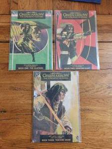 lot 107 image: Selection of vintage DC Comics - Green Arrow-The Longbow Hunters - Book 1,2,3