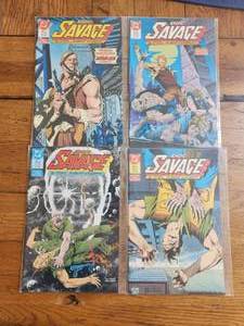 lot 115 image: Selection of vintage DC Comics - 1988 - Doc Savage - 1,2,3,4 of 4