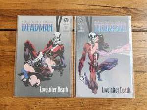 lot 121 image: Selection of vintage DC Comics - Deadman - Love after Death - Book #1,2