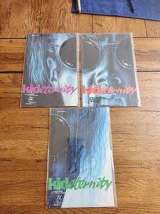 lot 123 image: Selection of vintage DC Comics - Kid Eternity - #1,2,3 of 3