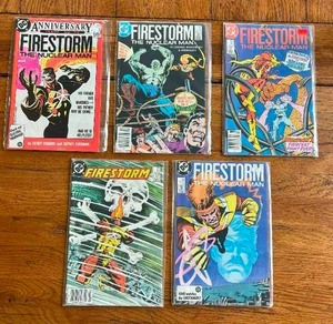 lot 131 image: Selection of vintage DC Comics - 1986-87 - FireStorm - 50,51,53,57, 57
