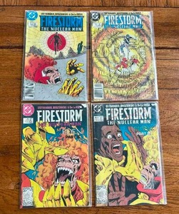 lot 143 image: Selection of vintage DC Comics - 19889 - Firestorm - 74,75,78,79,