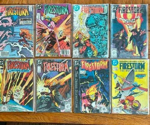 lot 173 image: Selection of vintage DC Comics - 1989 - Firestorm - 80,83,84,86,87,88,89,91