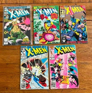 lot 179 image: Selection of vintage Marvel Comics - The Uncanny X-Men - 144,208,217,280,293