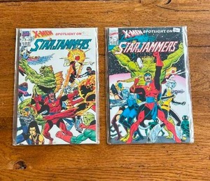 lot 180 image: Selection of vintage Marvel Comics - X-men - StarJammers - 1,2 of 2