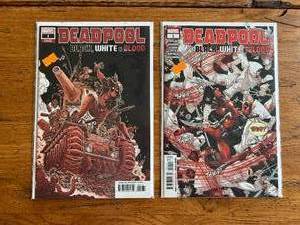 lot 185 image: Selection of vintage Marvel Comics - DeadPool Black, White, & Red 1, 1 variant edition