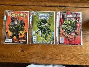 lot 186 image: Selection of vintage DC Comics - 2011-12 -Swamp Thing - 1,2,3