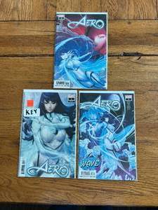lot 193 image: Selection of vintage Marvel Comics - Aero - 1(key Issue),2,3