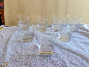 lot 82 image: Selection of 7 Canadian Club Whiskey tumbler glasses