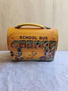lot 134 image: Vintage metal Walt Disney lunch box