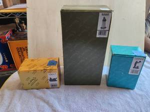 lot 142 image: Lot of 3 - Vintage collectible Emmett Kelly Jr. clown figurine - Why Me - COA, Saturday Night, and Watch the Birdie - Hand signed - in box