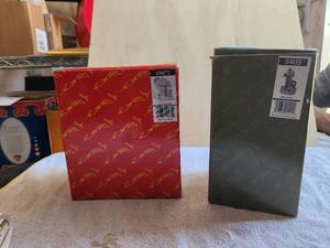 lot 160 image: Lot of 2 - Vintage collectible Emmett Kelly Jr. clown figurine - Bon Voyage and Vintage collectible Emmett Kelly Jr. clown figurine - music box - Hand signed - in box