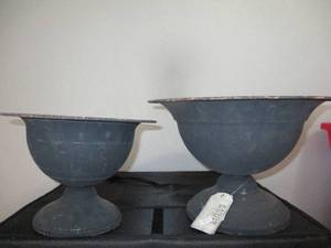 lot 6 image: Two New Ragon House Vintage Style Metal Black Pots