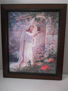lot 13 image: FRAMED PICTURE OF JESUS - 20W x 24T