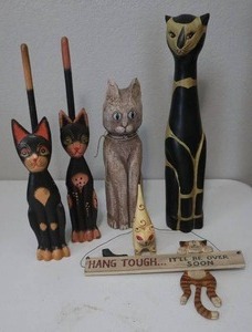 lot 33 image: Wood Cat Collection - some handmade